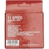 Clarks Ciklo grandinė YBN CSL -H11CR ŠIMANO CAMPAGNOLO SRAM (11 veikia, 1 / 2 "x11 / 128)", 116 ląstelių, 5,6 mm, grandinės klipas, super šviesa, Chrome) Self- tepimo sidabras