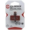 Clarks ŠIMANO stabdžių antdėklai (XTR M985, XT M785, SLX M666, Deore M615, Alfine R785, FSA K- Force, CLARKS M2) metalinis sukepintas