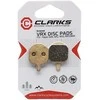 Clarks Stabdžių trinkelės antdėklai HAYES (jūrų liežuviai, GX2, MX2, MX3, MX4) metalinis sukepintas