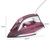 Garų Lygintuvas - Clatronic DB 3705 2600 W Keraminis Padas Rožinė