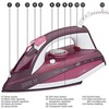 Garų Lygintuvas - Clatronic DB 3705 2600 W Keraminis Padas Rožinė