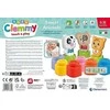 Clementoni kaladėlės Soft Clemmy su knygute "Sweet Animals"