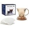 Clever Dripper - L 500ml Transluscent + 100 Filters