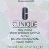 „Clinique Stay Matte Sheer“ presuota pudra, 02 Stay Neutral 7, 6 g