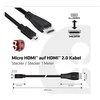 Club 3D Club3D Kabelis Micro HDMI HDMI 2.0