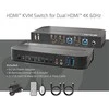 Club 3D KVM HDMI vaizdo jungiklis 2 portai CLUB3D CSV-1382