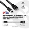 Club 3D Club3D Kabelis Mini DisplayPort 1.4 na DisplayPort 8K@60Hz DSC 1.2 HBR3 HDR dvikryptis (M-F)