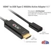 USB adapteris Club 3D CAC-1333 USB-C - HDMI Juodas (500706)