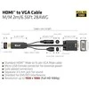 Kabelis Club 3D HDMI - D-Sub (VGA) 2m juoda (CAC-1712)