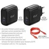 Club 3D Mobilus kelioninis įkroviklis USB-C/PPS 65W CLUB3D