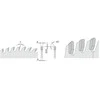 Diskas skersiniam pjovimui 250x3,2/30mm Z80 a10° bTCG, CMT