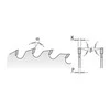 Diskas pjovimo 254x2.4/1,8x30 Z=60 -5°ATB, CMT
