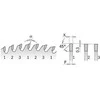 Pjovimo diskas medienai CMT 295; 250x3,2x30; Z78; 10°