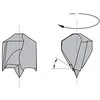 Spiralinis medžio grąžtas TCT D=10 X43X70 S=10X20 RH, CMT