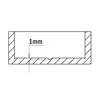 Grąžtas lankstų skylėms gręžti TCT D=15X57,5 S=10X26 LH, CMT
