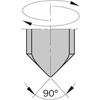 Furnitūros skylių grąžtas CMT; S=10 mm; D=5 mm