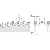 Pjovimo diskas medienai CMT Contractor; 216x2,4x30; Z48; -5°