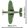 Lėktuvas modelis - COBI - BELL P-39Q AIRACOBRA - Plastikas - Nuo 8 metų - Mišrus