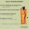 Cocoon ST80 sleeping bag Adult Semi-rectangular sleeping bag Fabric Mėlyna