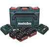 Priedų rinkinys Metabo 685135000; 18 V; 4x8 Ah + pakrovėjas ASC 145 Duo