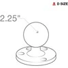 Ram Mounts UNPKD RAM 3,68 DIA. PAGRINDAS SU KAMULIU