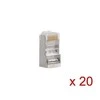LANBERG PLS-5020 Plug RJ-45 FTP CAT5E PLUG 8P8C 20PCS