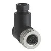 Schneider Electric Female jungtis M12 kampinis 5 kontaktų kabelio riebokšlis Pg7 metalinis (XZCC12FCM50B)
