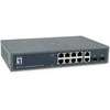 Šakotuvas Level One Jungiklis LevelOne 10x GE GEP- 1221 2xGSFP 19 "150W 8xPoE +