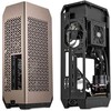 Cooler Master Ncore 100 MAX Mini-ITX Tower, Glass Window - bronzinės spalvos