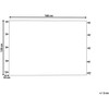 Beliani Lumarko medvilnės antklodė LlamA 130 x 180 cm beige- oranžinė Khandwa!