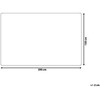 Beliani Blankelis 150 x 200 cm baltas ABTEH