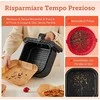 Cosori Popierinės formos karšto oro gruzdintuvėms 100 vnt (20cm - 4,5-6L)