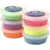 Silk Claycreative Toys Šilko molis – neoninis (6 x 14 g) (79140)