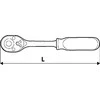 Terkšlinė rankena TOPEX 38D502 1/4" CrV plienas
