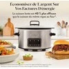 Crock-Pot CSC112X 6.5-litre slow cooker (sidabrinis)