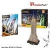 Dėlionė CubicFun 3D galvosūkis su pastatais Cubic Fun NG, 66 d.