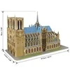 3D dėlionė su Notre Dame katedra CubicFun, 53 d.