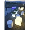 New Garden 7W LED pastatomas lauko šviestuvas - stalas CUBY 32, E27, A60, baltas, 6000/6500K, IP65, parduodamas su lempute