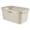 Curver Skalbinių krepšys Style, vintažinės baltos spalvos, 45l