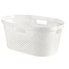 Skalbimo krepšys Curver Infinity 40L balta (46850)