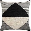 Beliani Lumarko Medvilnė dekoratyvios pagalvės geometrinis modelis 50 x 50 cm juodas KHORA!