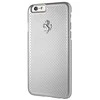 Apple iPhone 6 / 6S Ferrari dėklas Perforated Aliuminio (FEPEHCP6SI) sidabrinės spalvos