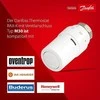 Danfoss RAX termostats, sensors telpas t°, balts, M30 vītne