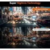 DDPAI N1 Dual 1296p + 1080p Dash Camera - vaizdo registratorius su galinio vaizdo kamera