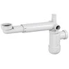 Sifonas Deante butelis Space Saver 5 / 4 "DN32 taupo erdvę su baltu plėtiniu (NHC 633K)