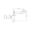 Sifonas Deante butelis Space Saver 5 / 4 "DN32 taupo erdvę su baltu plėtiniu (NHC 633K)