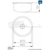 Virtuvinė plautuvė Deante Twist ZHC 3813, decor