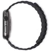 Decoded Dekoduotas Dekoduotas iššifruotas – „Apple Watch“ silikoninis dirželis, 42/44 mm (juodas)