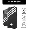 Adidas OR Booklet Dėklas PU Apple iPhone 13 Pro/ 13 6,1″ juodos spalvos baltos spalvos 47112