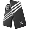 Adidas OR Booklet Dėklas PU Apple iPhone 13 Pro/ 13 6,1″ juodos spalvos baltos spalvos 47112